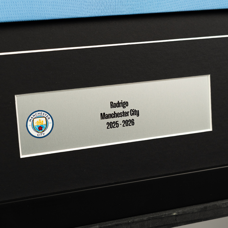 MCFC 25/26 FRAMED RODRI HOME - Blue