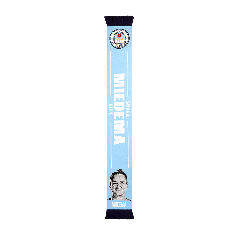 MCFC FW MIEDEMA FACE SCARF - BLUE