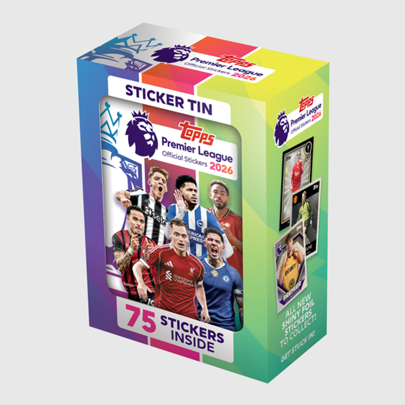 Topps 2026 Stickers Tin multi - Check out all Manchester City office products online - Official Manchester City FC store