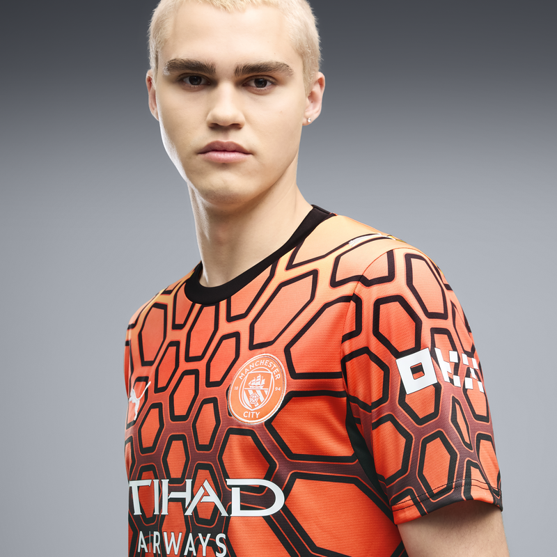 MCFC RP GK JERSEY SS - Hot Heat-PUMA Black