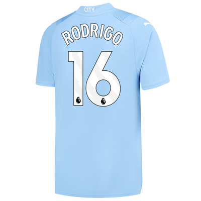 Manchester City Heimtrikot 2023/24 mit RODRIGO 16 Aufdruck