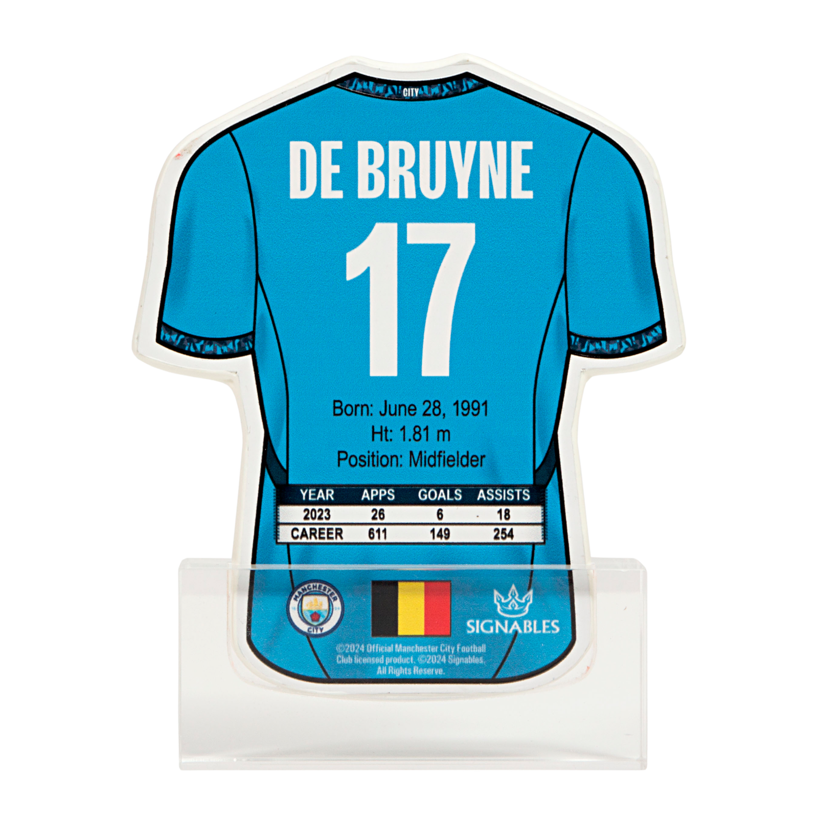 マンチェスター・シティ 24/25 アウェイ ユニフォーム DE BRUYNE Men's Replica Puma De Bruyne Manchester City Away Jersey 24