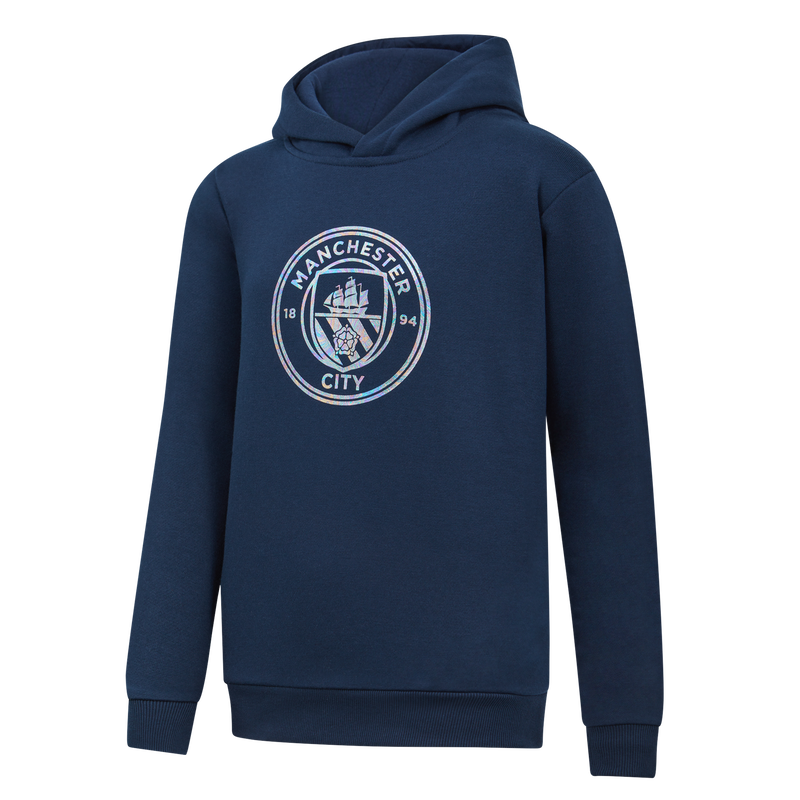 MCFC KIDS IRID CREST OH HOODY - navy