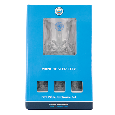 Ensemble de 5 verres Manchester City