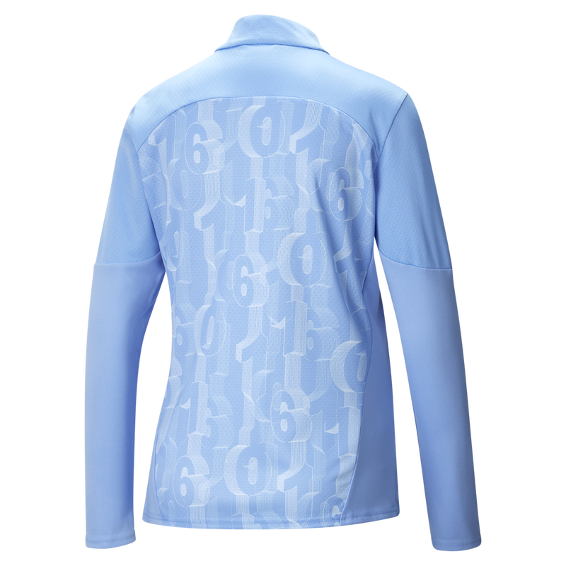 MCFC MW WMNS PREMATCH 1/4 ZIP TOP - team light blue