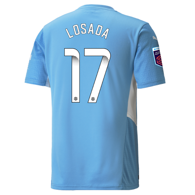 Manchester City Home Shirt 21/22 with Vicky Losada printing