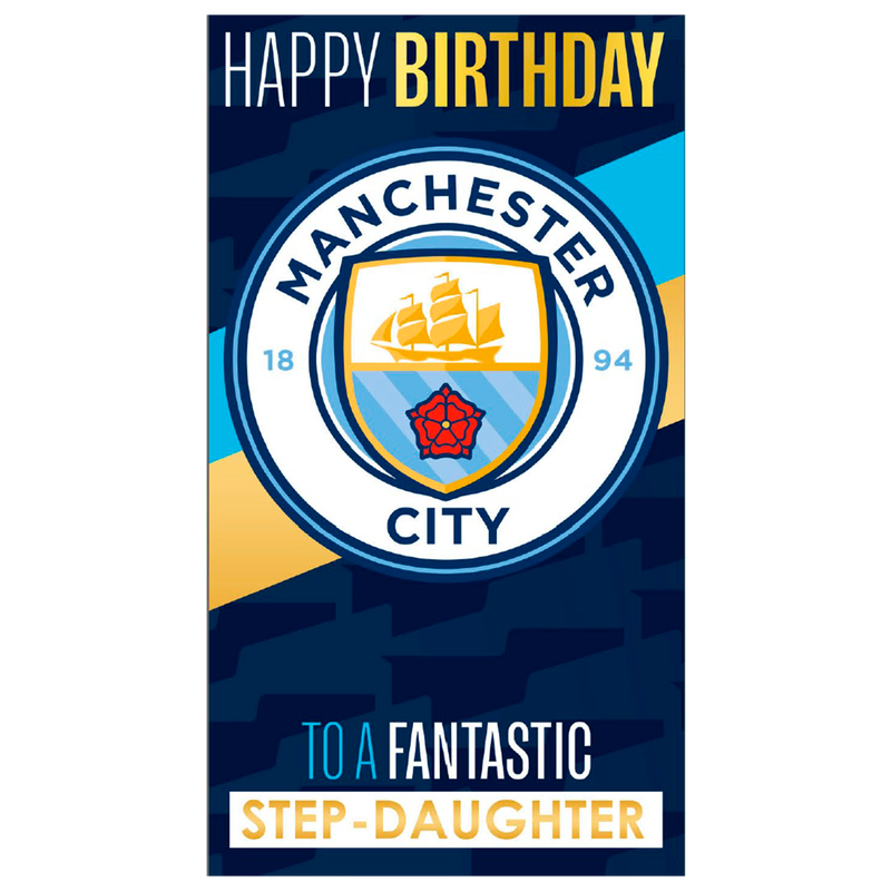 MCFC RELATION BIRTHDAY CARD - navy
