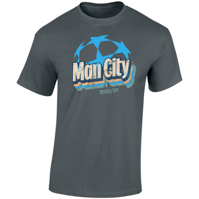 Manchester City UCL Vintage Starball Tee