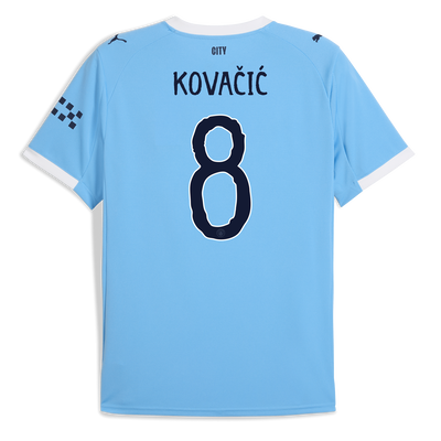 Manchester City Home Jersey 2025/26 With KOVAČIĆ 8 Printing