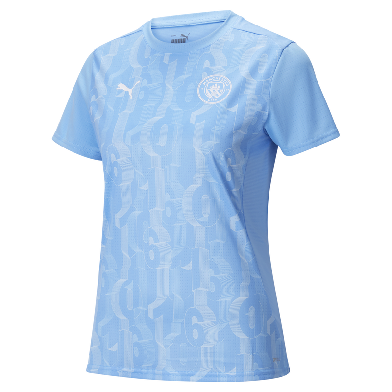 MCFC MW WMNS PREMATCH SS JERSEY - team light blue