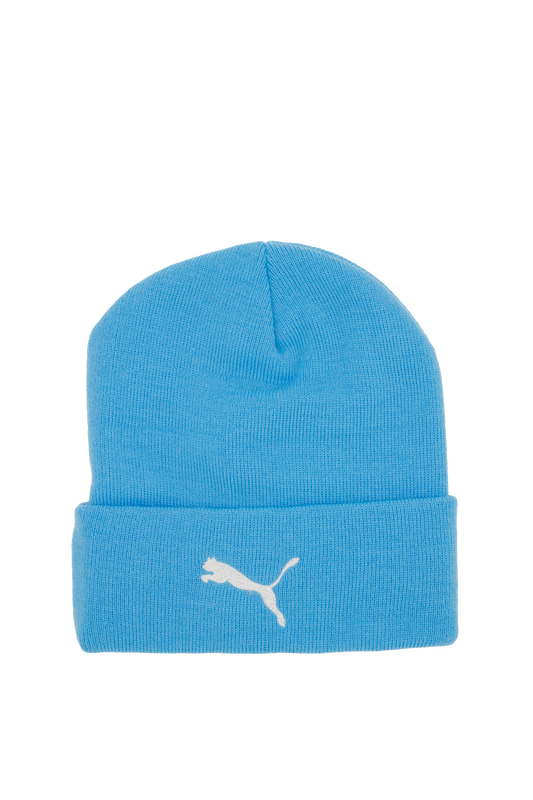 MCFC FW EMB CREST BRONX BEANIE P - blue