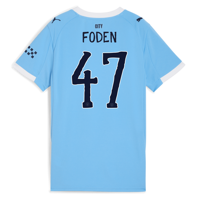Maglia Home Donna Manchester City 2025/26 con stampa FODEN 47
