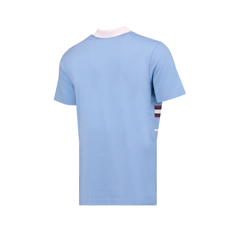 MCFC FW MENS BLOCK POLO - light blue