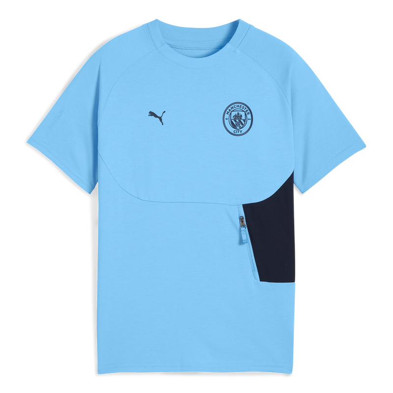 MCFC KIDS PUMATECH POCKET TEE - navy