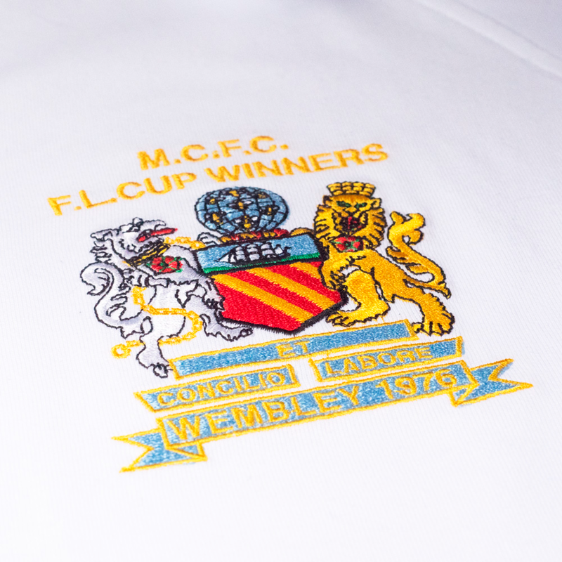 MCFC FW 1976 LEAGUE CUP WINNERS AWAY SHIRT - white