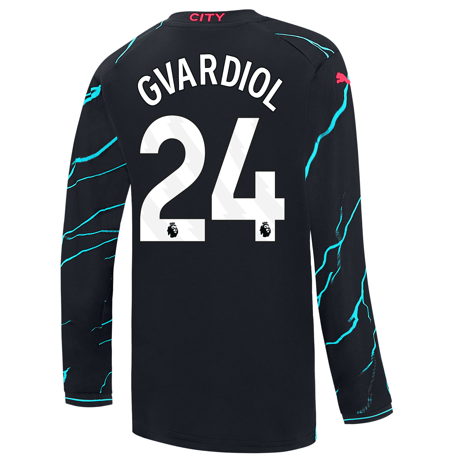 Man city third shop kit long sleeve