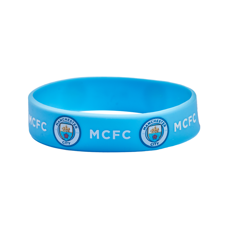 MCFC FW CREST WRISTBAND - light blue