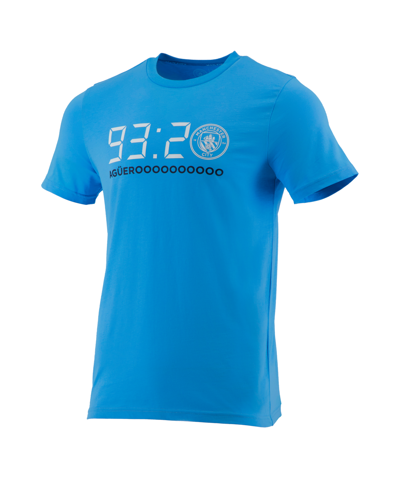 Camiseta Manchester City 93:20 Agüero