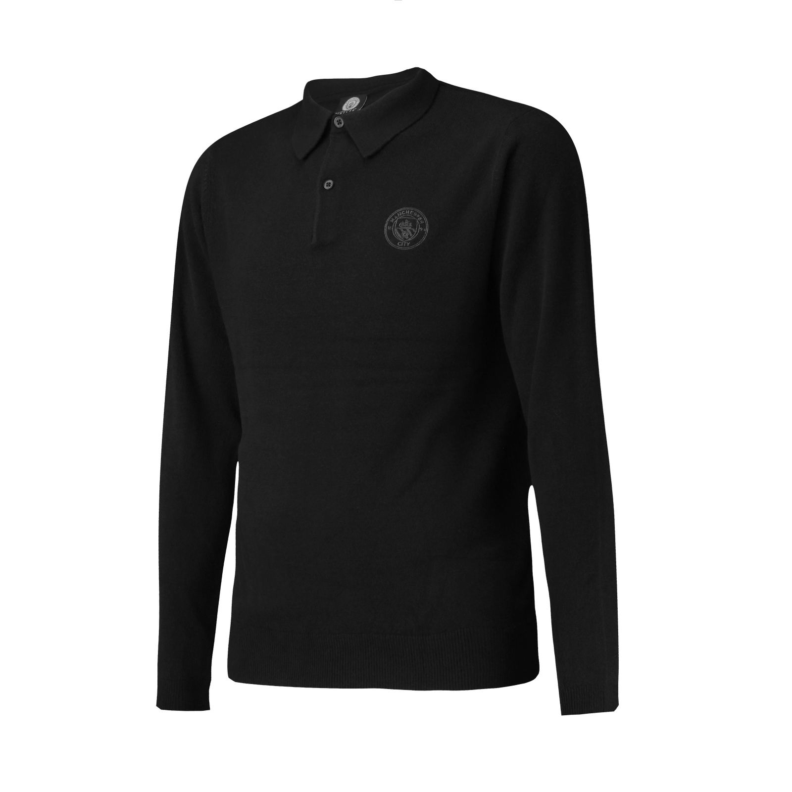 kroeg Bestudeer Bewijzen Manchester City Knitted Long Sleeve Polo | Official Man City Store