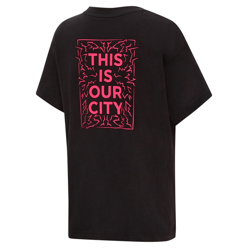 MCFC LW KIDS FTBLCULTURE TSHIRT - black