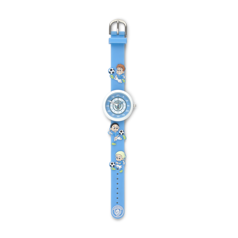 MCFC KIDS SILICONE PLAYER WATCH - blue