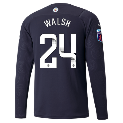 Manchester City 3rd Shirt Long Sleeve 21/22 with Keira Walsh printing