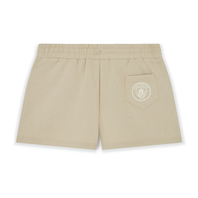 MCFC FW WOMENS BUBBLE TEXT SHORT - mocha