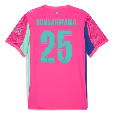Manchester City Goalkeeper Jersey 2025/26 With DONNARUMMA 25 Printing