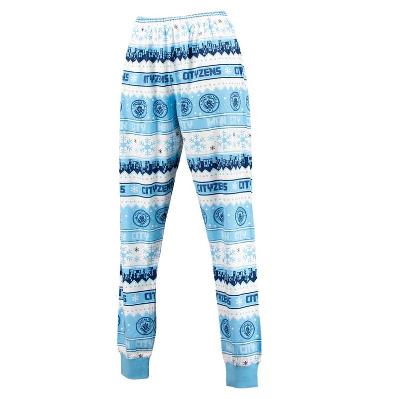 MCFC FW WOMENS CHRISTMAS PYJAMAS - blue