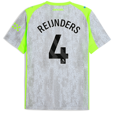 Maillot Third Manchester City 2025/26 à avec impression de REIJNDERS 4 Printing