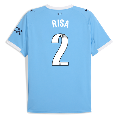 Manchester City Home Jersey 2025/26 With RISA 2 Printing