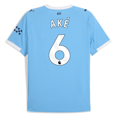 Manchester City Heimtrikot 2025/26 mit AKÉ 6 Aufdruck