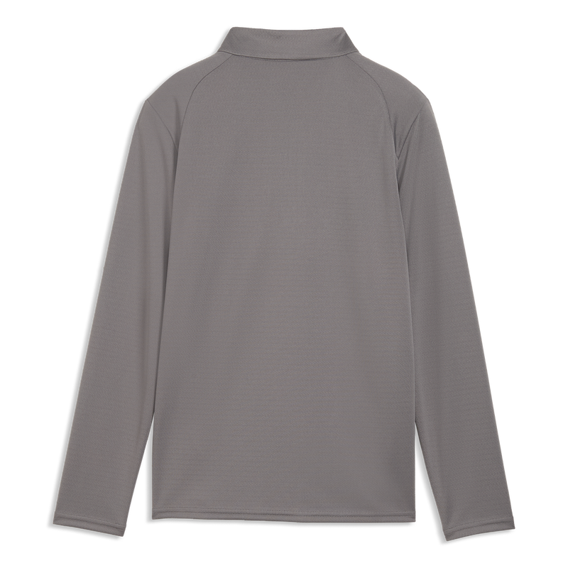 MCFC TR KIDS TRAINING 1/4 ZIP TOP - Cast Iron-Flaxen