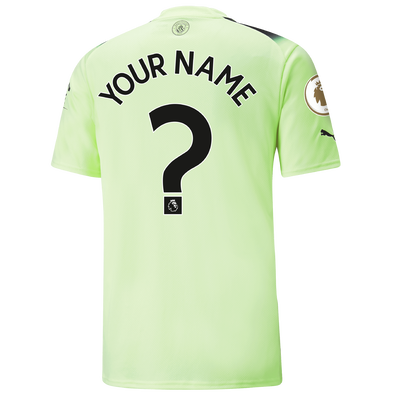 Manchester City Derde Shirt 2022/23 met persoonlijke bedrukking