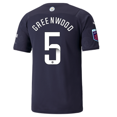 Manchester City 3rd Shirt 21/22 with Alex Greenwood printing