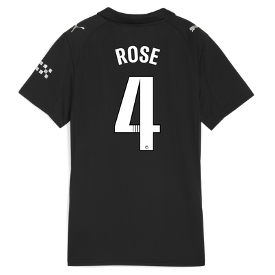 Women's Manchester City Away Jersey 2025/26 With ROSE 4 Printing