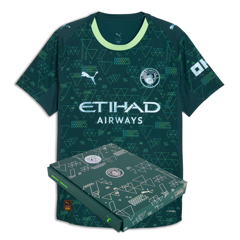 MCFC MW MENS EA SPORTS FC AUTH JERSEY W/BOX - green