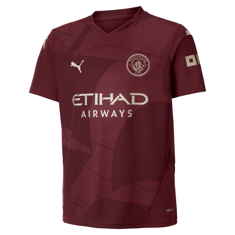 MCFC RP KIDS THIRD JERSEY - burgundy