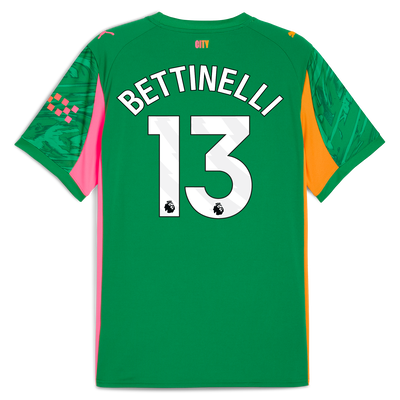 Manchester City Goalkeeper Jersey 2025/26 With BETTINELLI 13 Printing