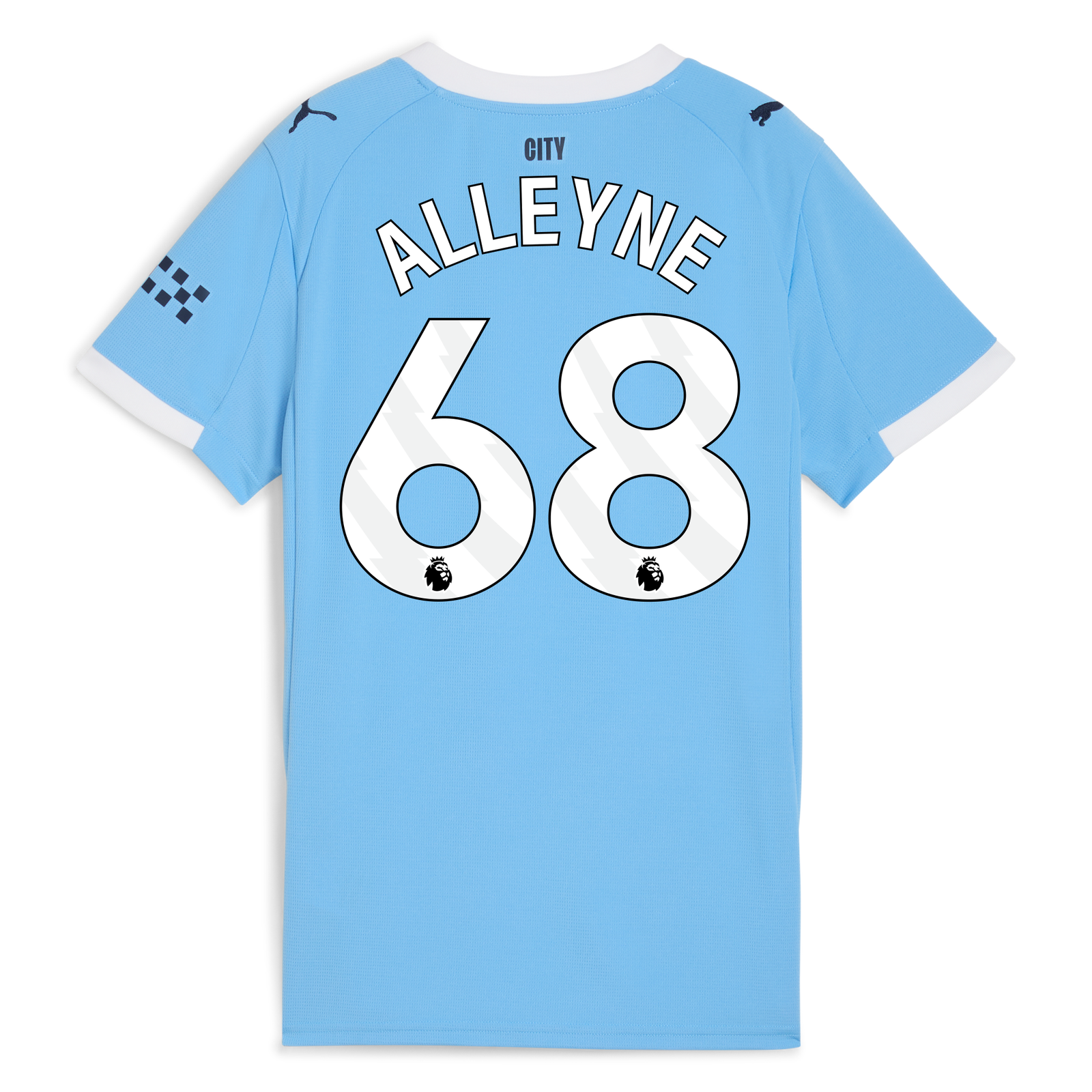 Women's Manchester City Home Jersey 2025/26 With ALLEYNE 68 Printing ...