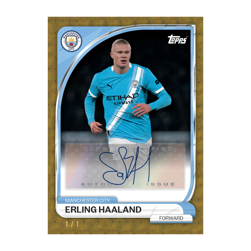 MCFC TOPPS 25/26 COLLECTORS TIN - blue