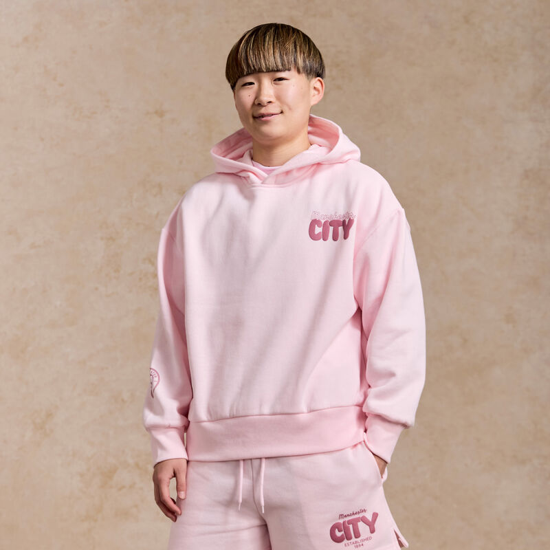 MCFC FW WOMENS BUBBLE HOODIE - pink