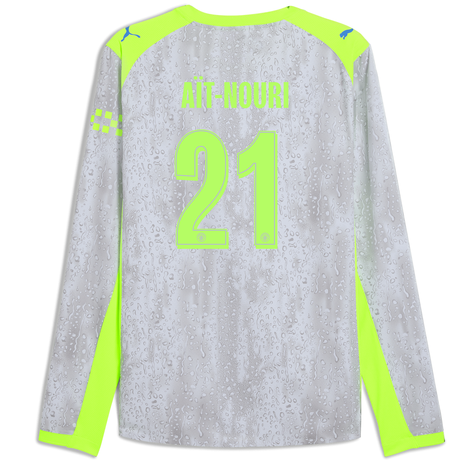 Manchester City Third Authentic Jersey 2025/26 Long Sleeve With