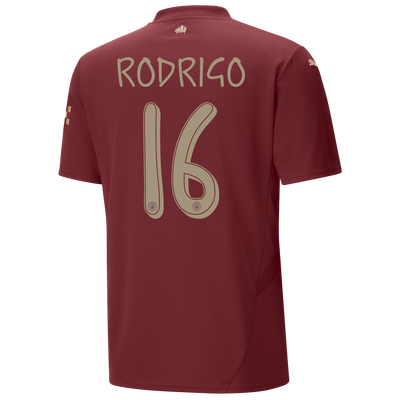 Manchester City Third Jersey 2024/25 With RODRIGO 16 Printing
