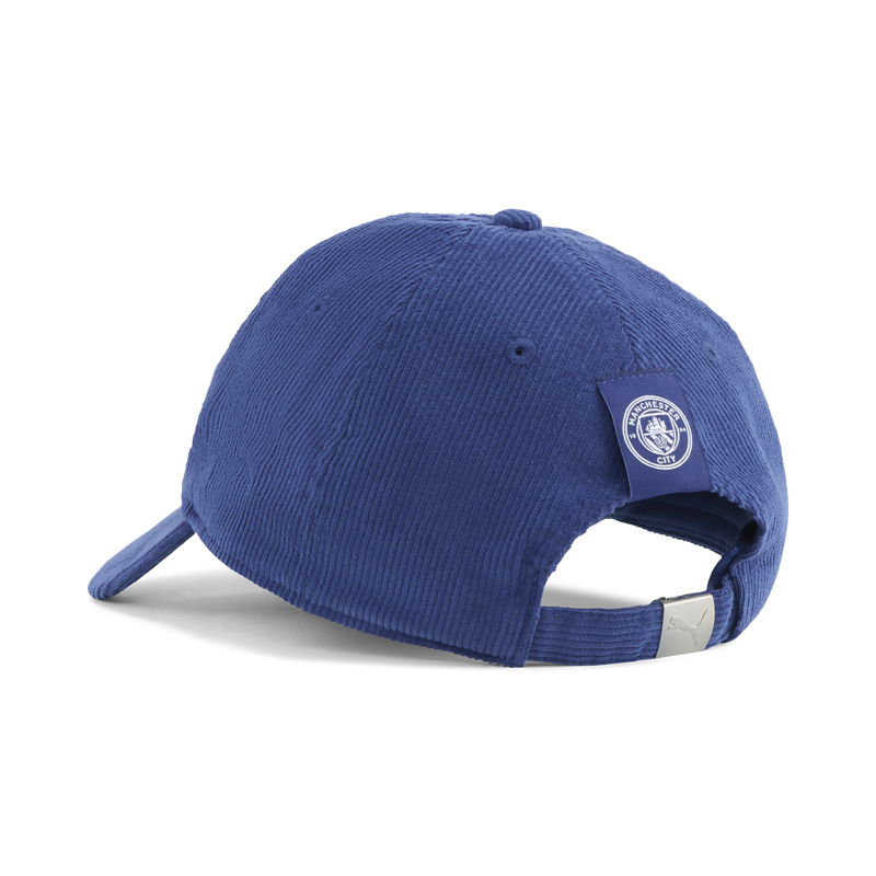 MCFC LW CULTURE CORDUROY CAP - Blue Jewel-PUMA White