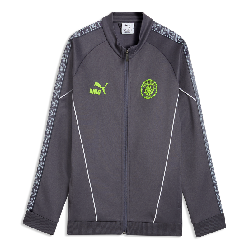 MCFC MW KIDS KING ANTHEM JACKET - Galactic Gray-Pro Green