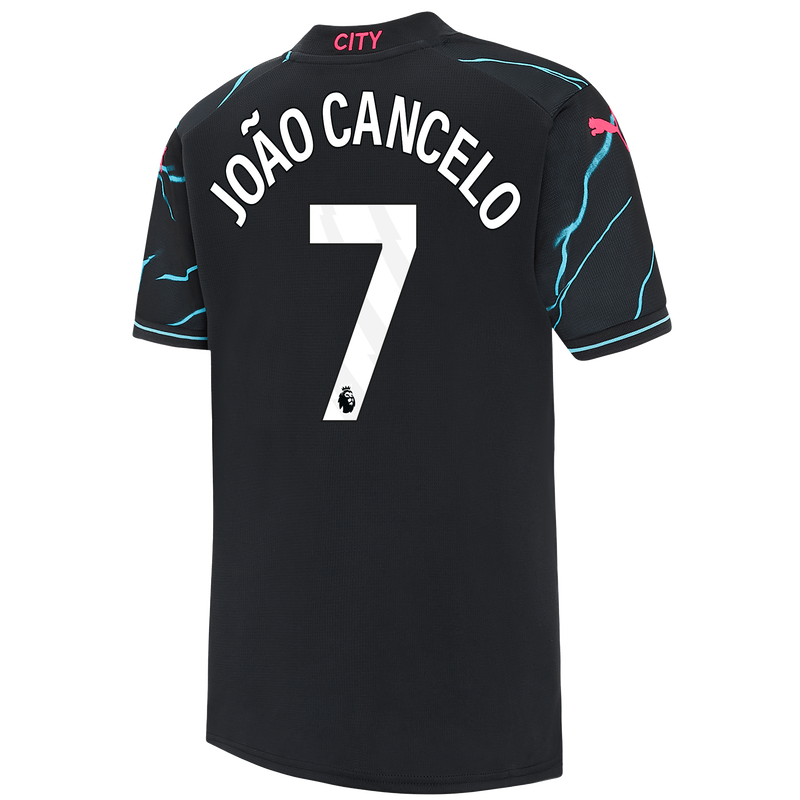 Kids' Manchester City Third Jersey 2023/24 with JOÃO CANCELO 7