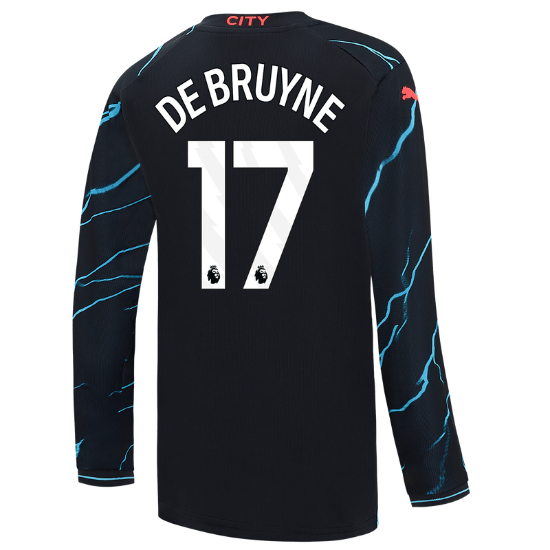 KIDS Third SHIRT LS-DE BRUYNE-17-EPL-PLC - 