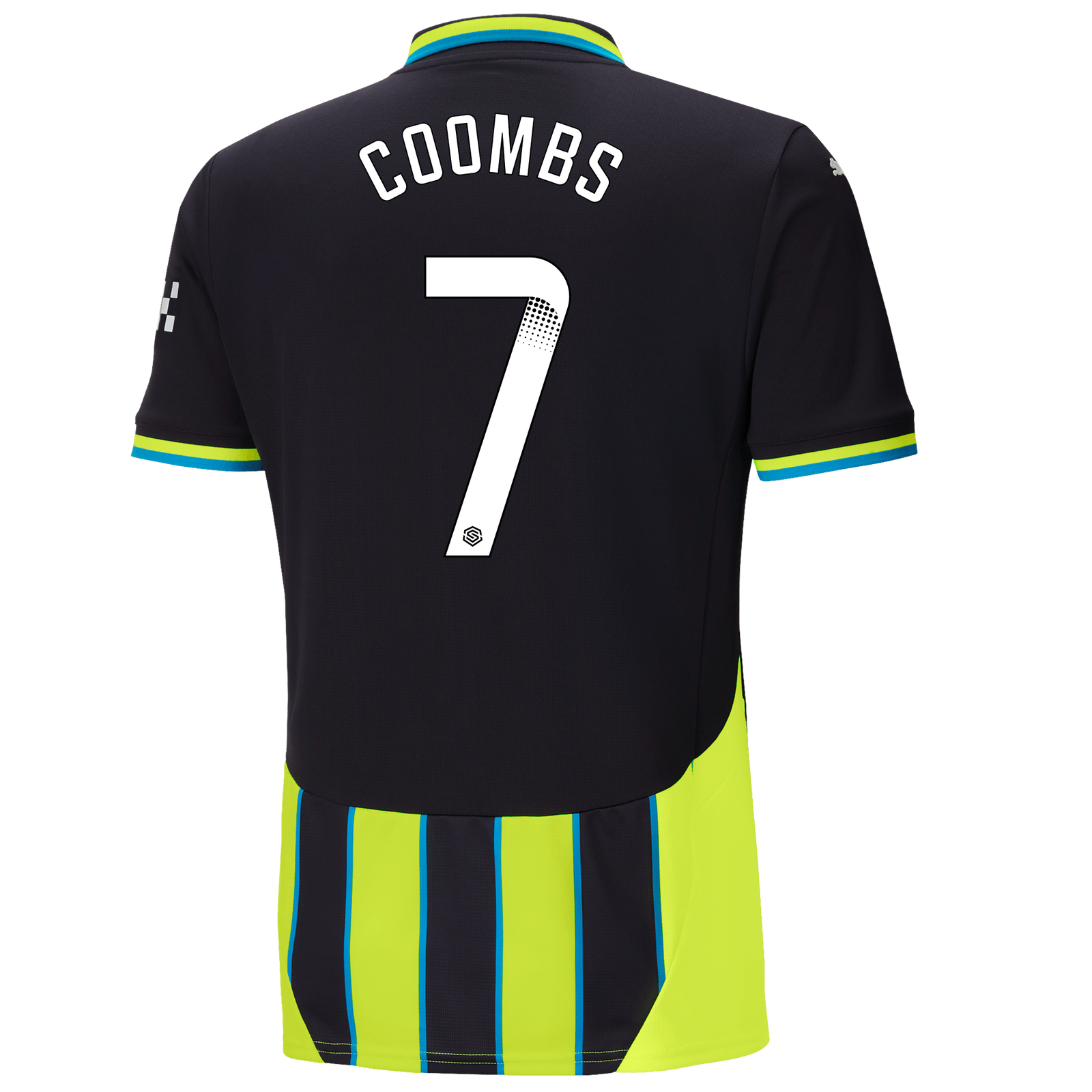 Manchester City Away Jersey 2024 25 With COOMBS 7 Printing Official Man City Store