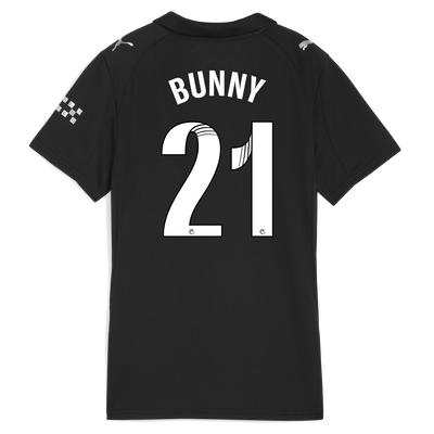 Women's Manchester City Away Jersey 2025/26 With BUNNY 21 Printing
